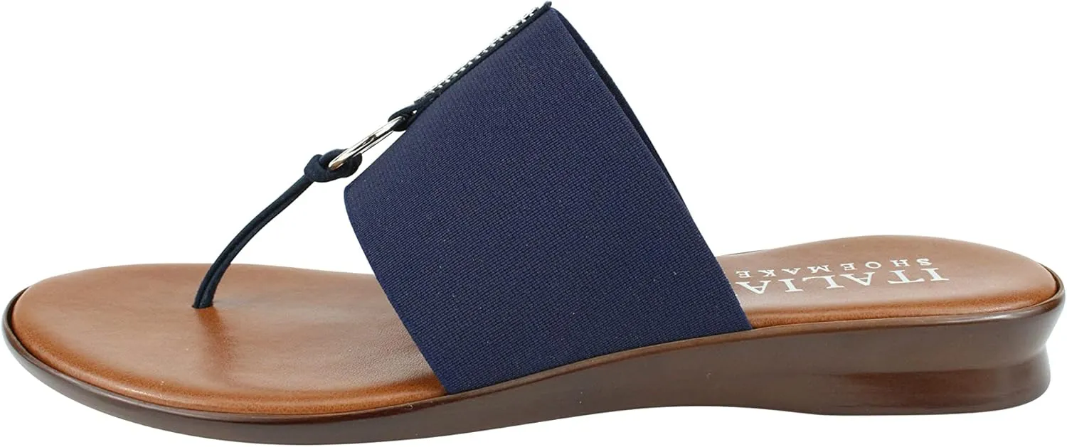 ITALIAN Shoemakers Lillee Women's Comfort Band Sandal Low Stretch Elastic