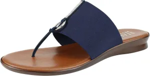 ITALIAN Shoemakers Lillee Women's Comfort Band Sandal Low Stretch Elastic