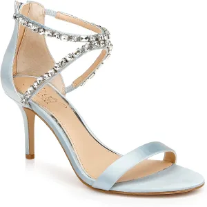 Jewel Badgley Mischka Women's Celine Heeled Sandal, Sky Blue, 5.5