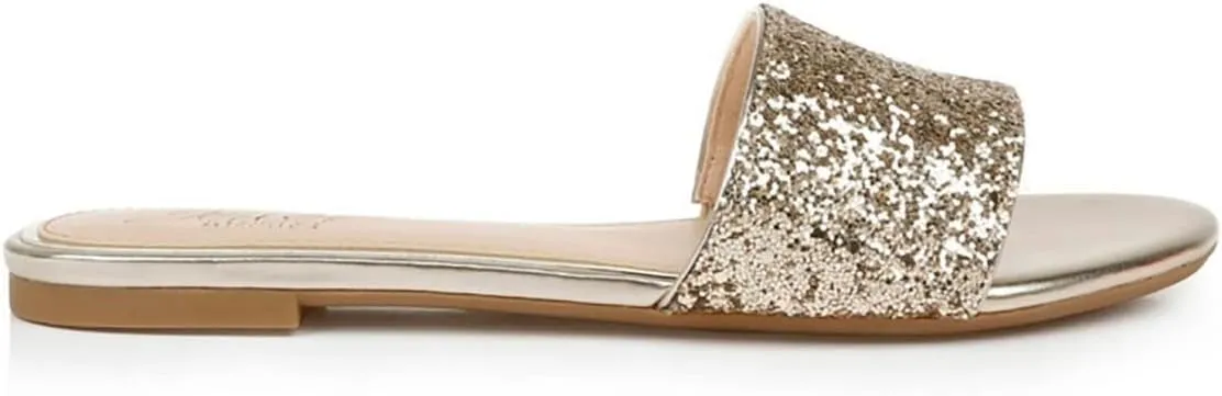 Jewel Badgley Mischka Women's Dillian Flat Sandal