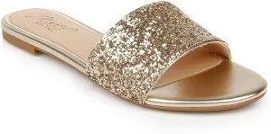 Jewel Badgley Mischka Women's Dillian Flat Sandal