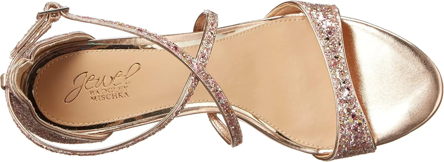Jewel Badgley Mischka Women's Dimitra Heeled Sandal