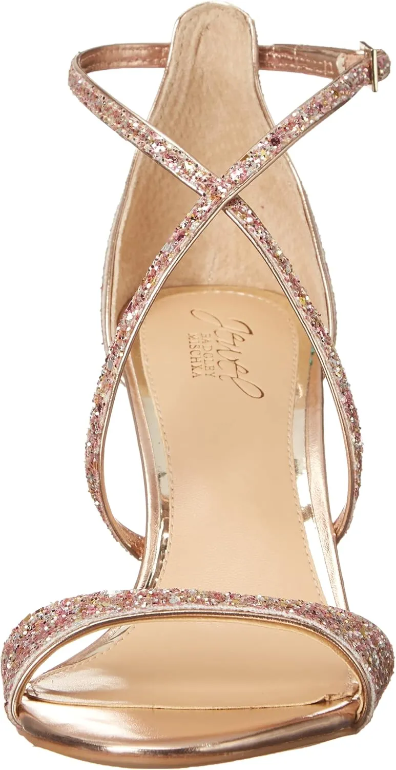Jewel Badgley Mischka Women's Dimitra Heeled Sandal