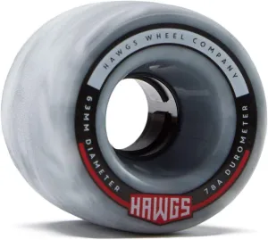Landyachtz Hawgs Fatty Hawgs Longboard Wheels - 63mm 78a - Grey/White