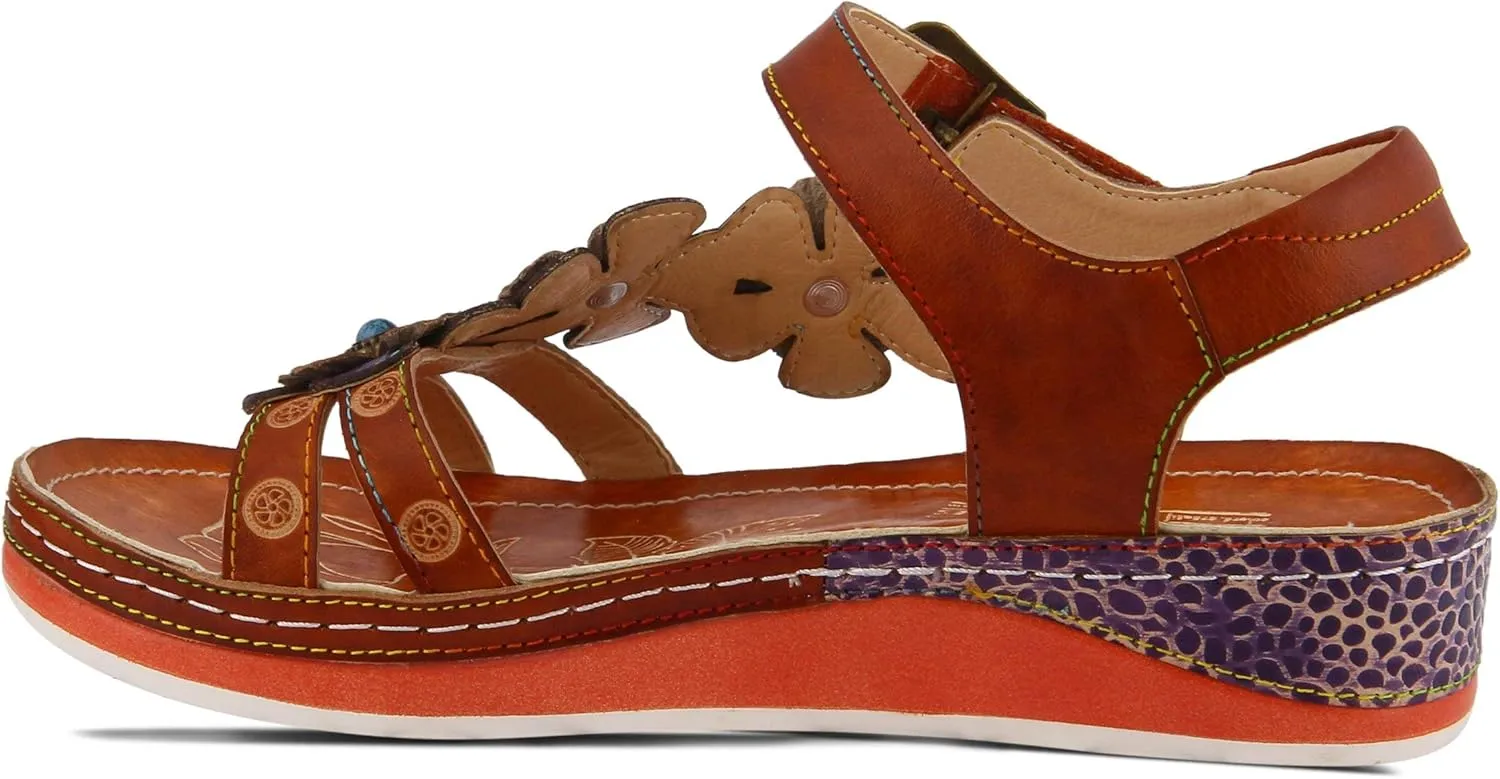 L'Artiste Women's Goodie Leather Ankle Strap Sandal