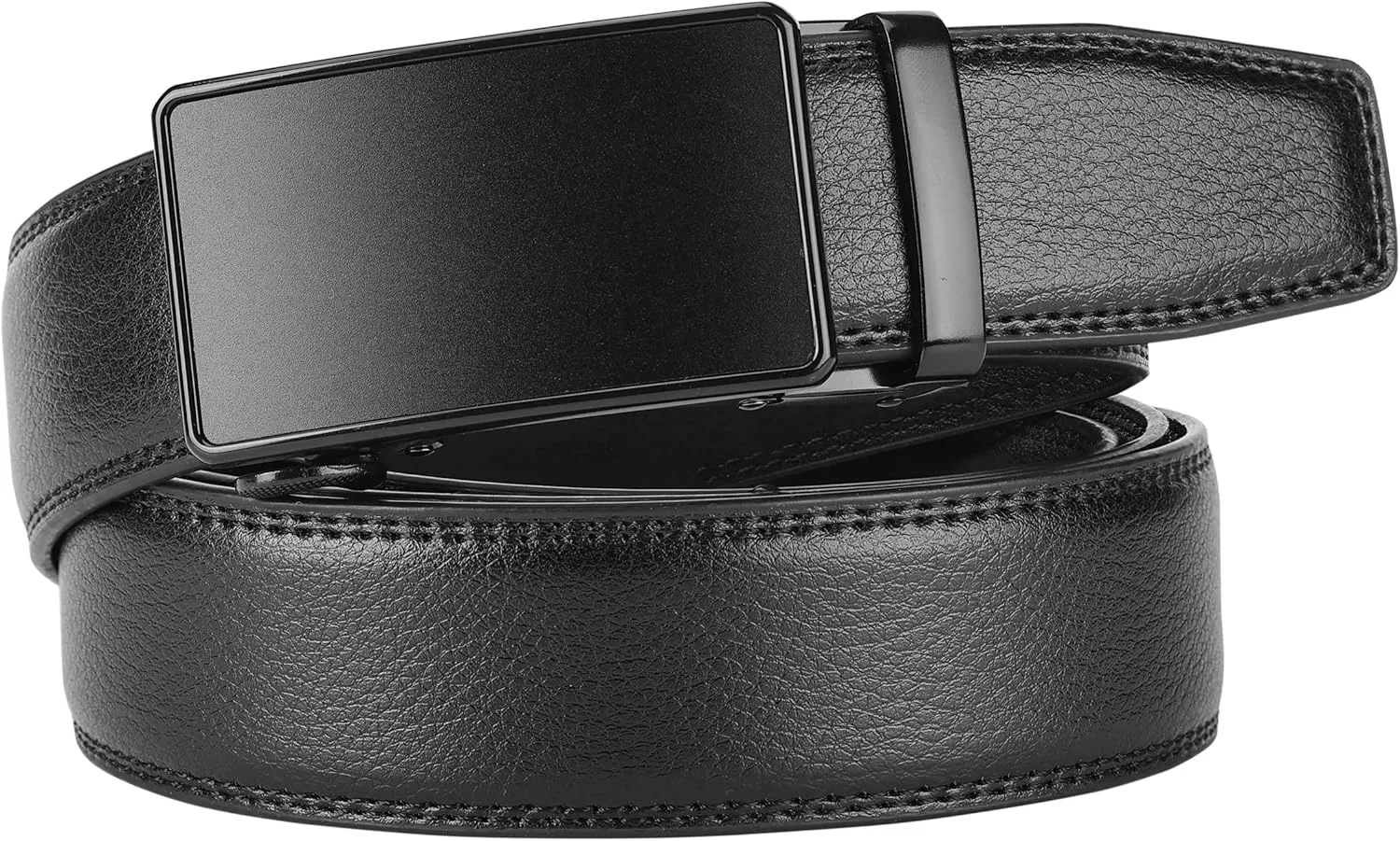 Lavemi Men's Real Leather Ratchet Dress Casual Belt, Cut to Exact Fit,Elegant Gift Box
