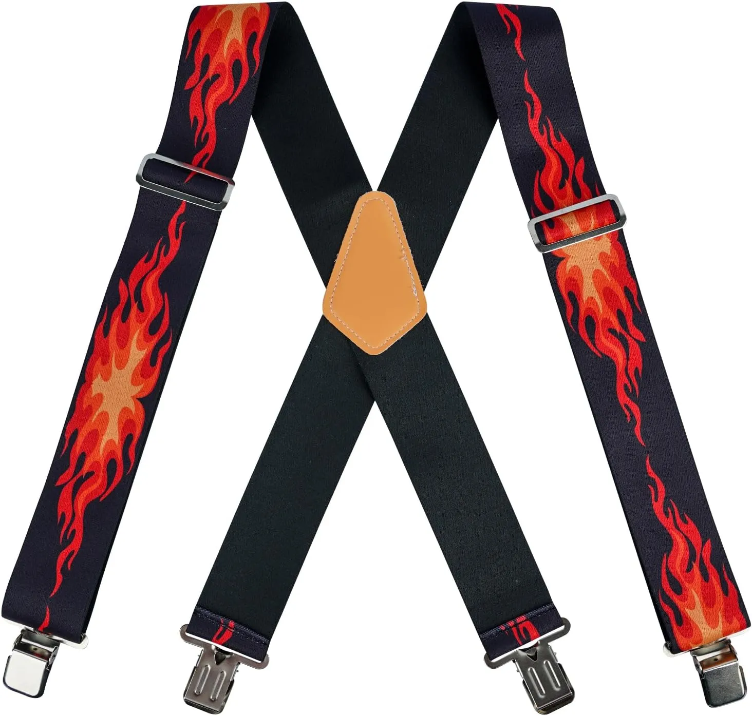 MELOTOUGH Men's Suspenders w/Clip Heavy Duty suspenders for men Big and Tall Work suspenders for Jeans
