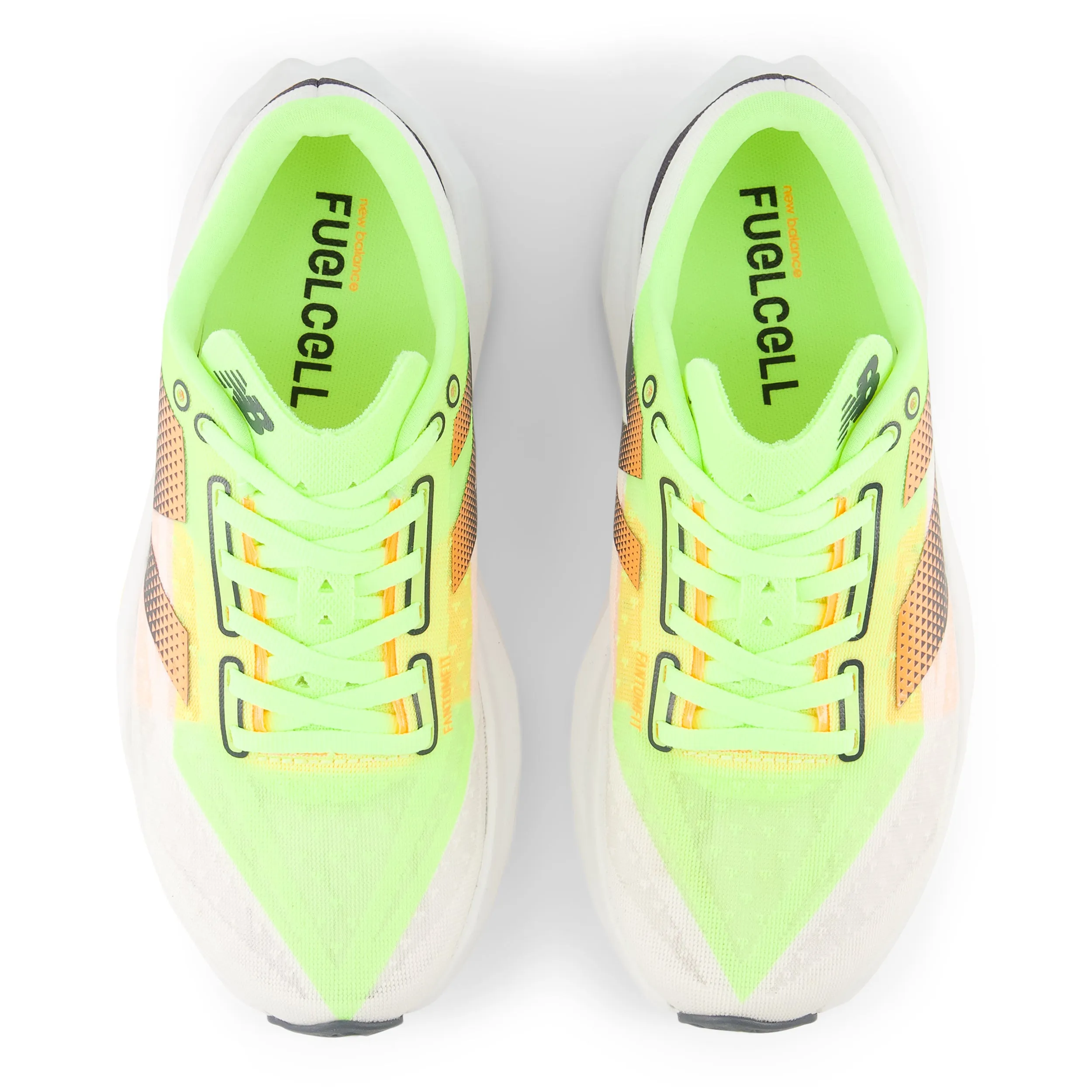 Men’s FuelCell Rebel v4 (LL - White/Bleached Lime Glo/Hot Mango)