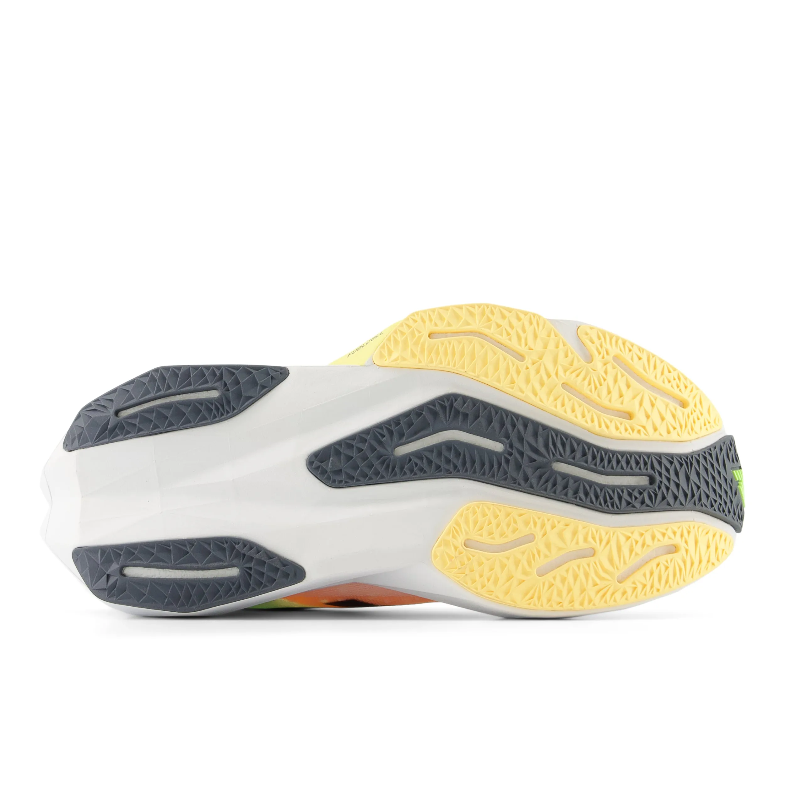 Men’s FuelCell Rebel v4 (LL - White/Bleached Lime Glo/Hot Mango)