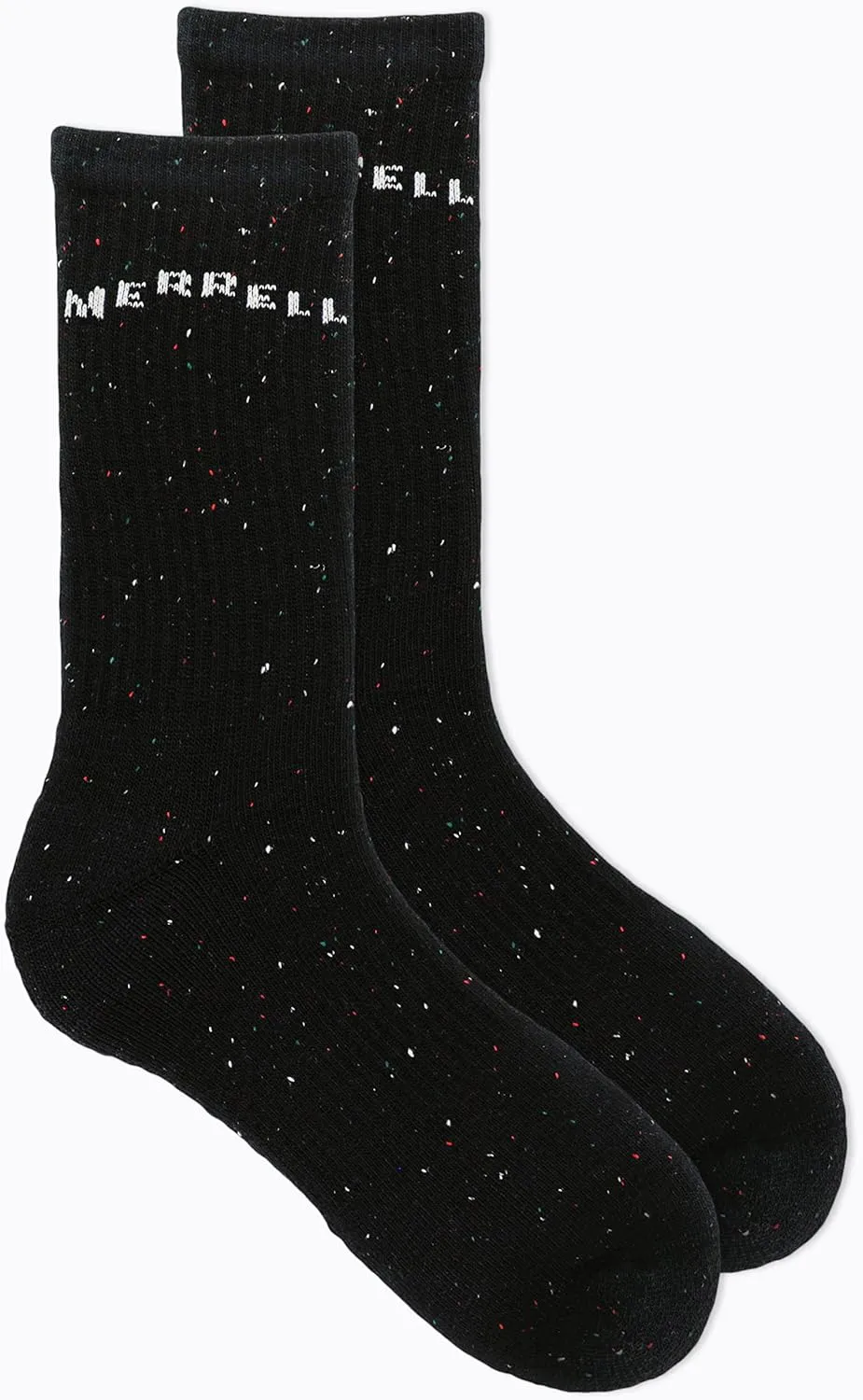 Merrell unisex-adult Speckled Wool Blend Crew Socks 1 Pair Pack Unisex Moisture Wicking