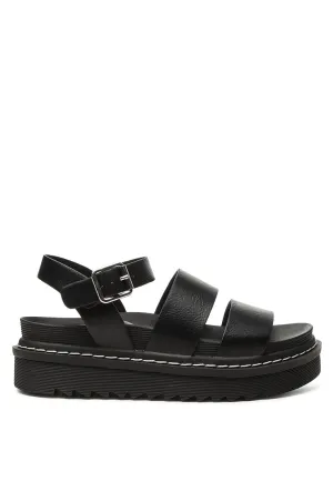 Miray Stitch Detail Sandals
