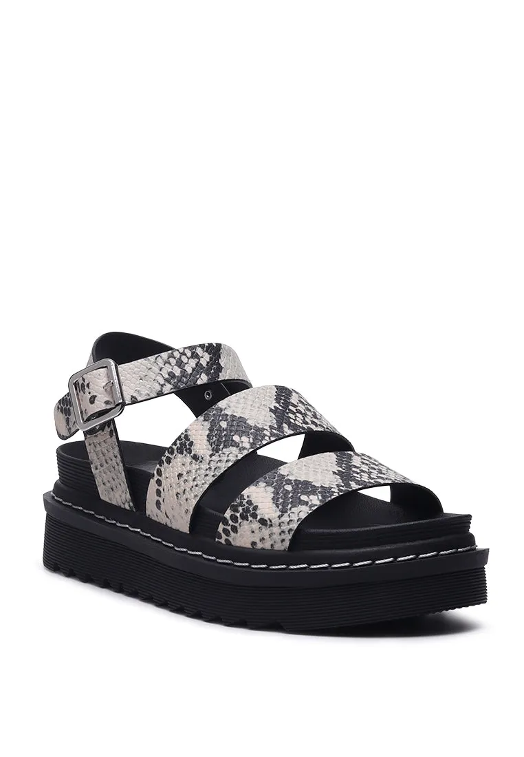 Miray Stitch Detail Sandals