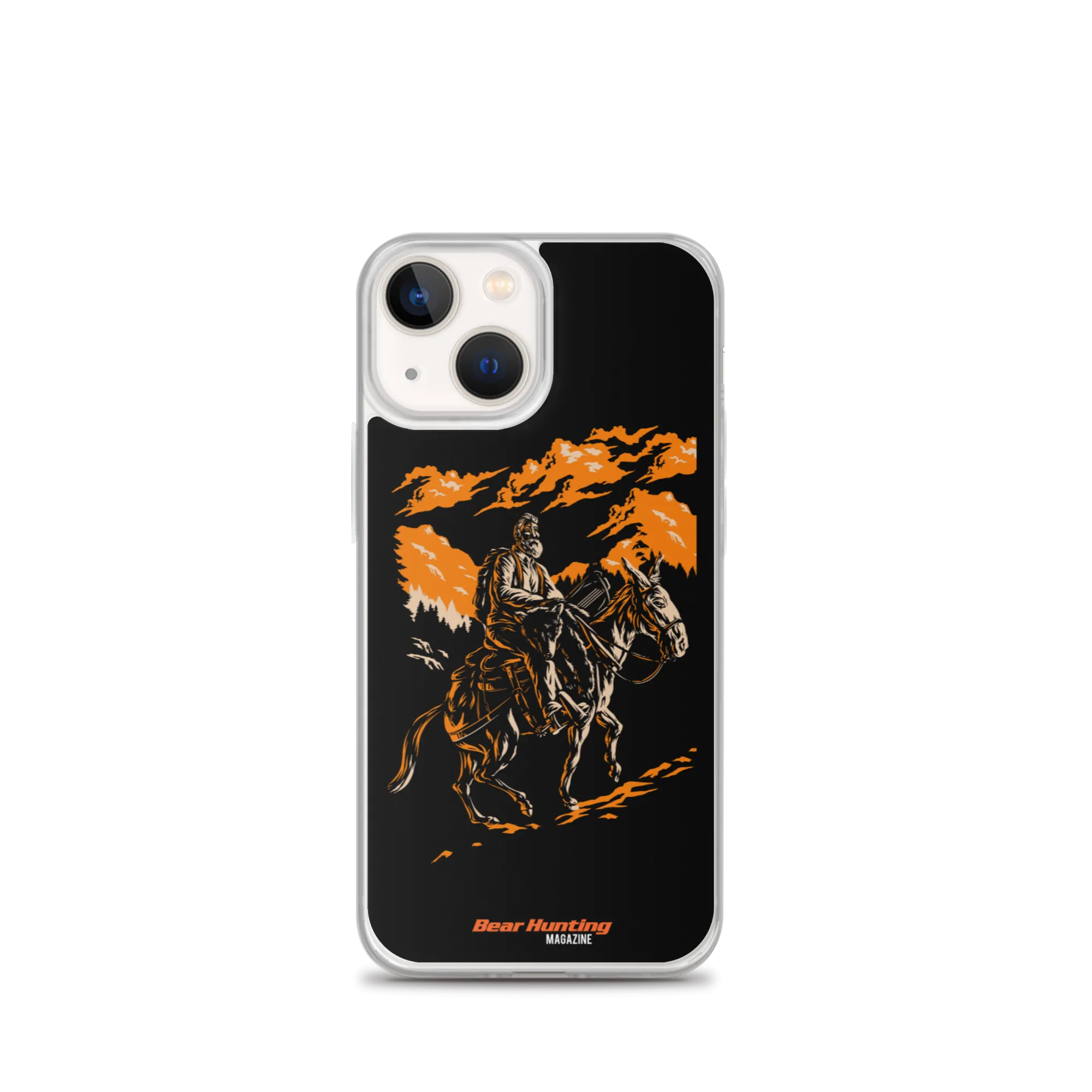 'Mule Riding Bear Hunter' iPhone Case