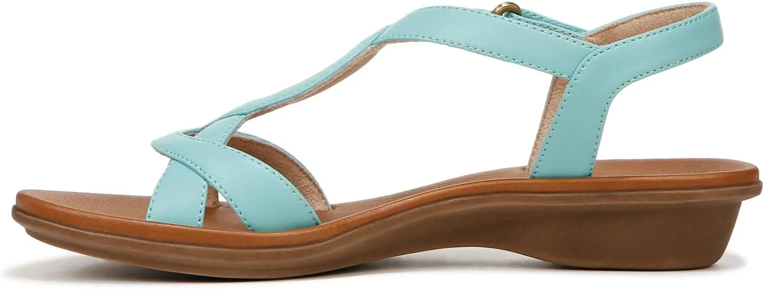 Naturalizer Women's Solo Ankle Strap Casual Sandal Flat