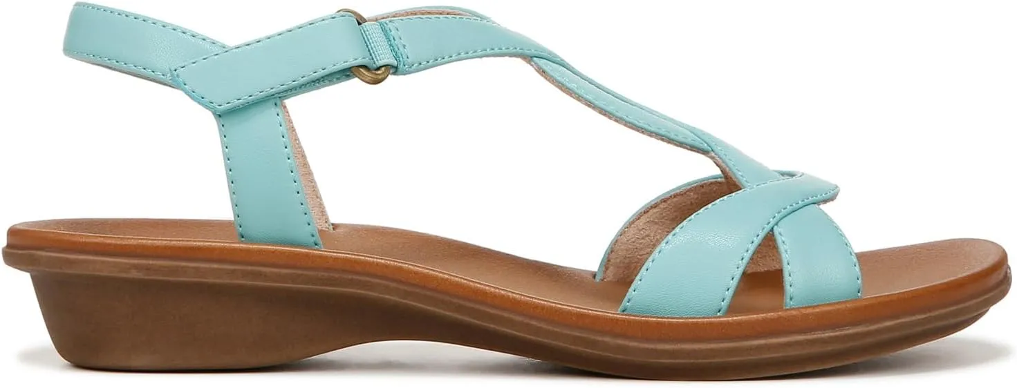 Naturalizer Women's Solo Ankle Strap Casual Sandal Flat