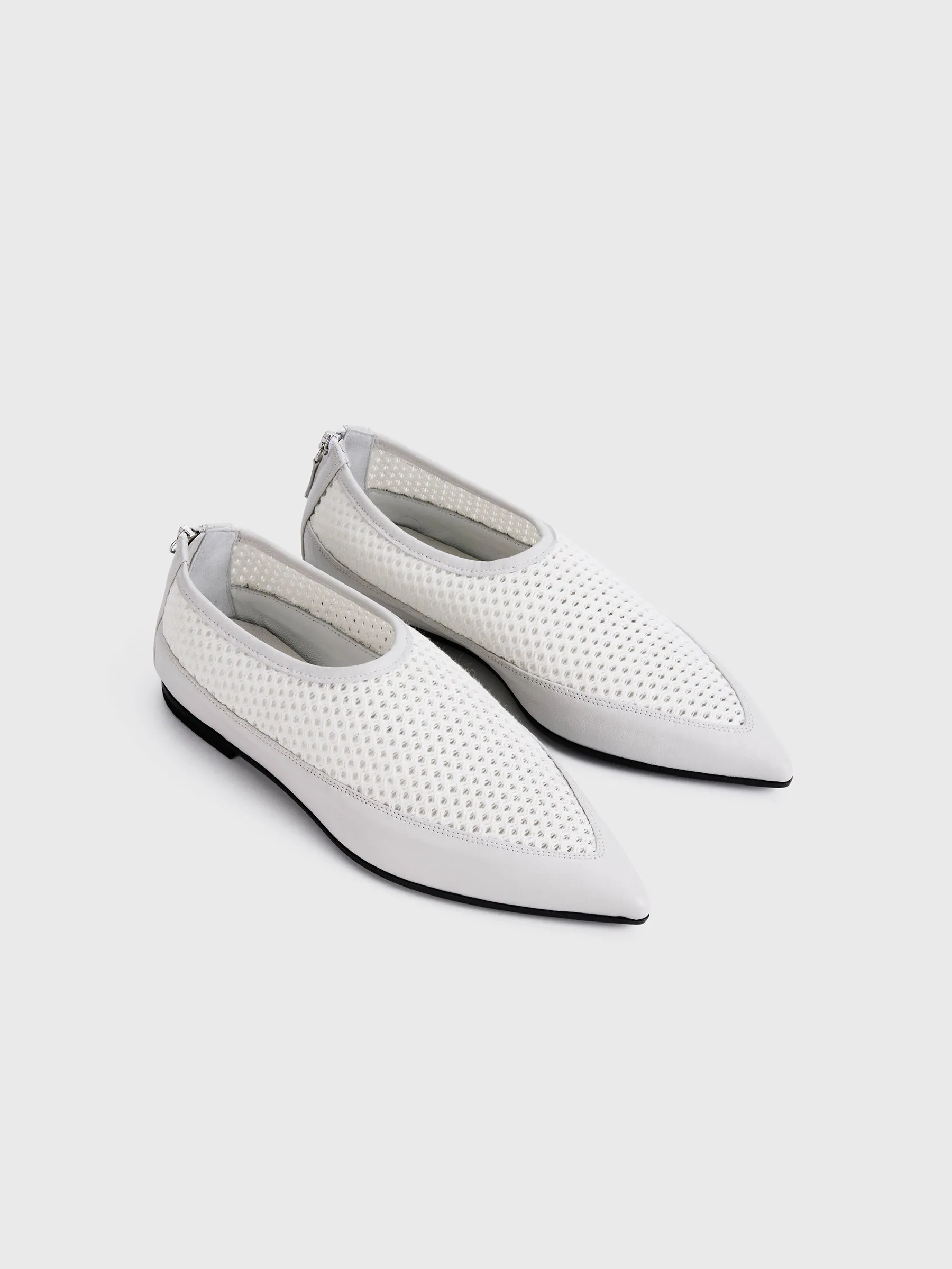 Net Point Toe Ballerina