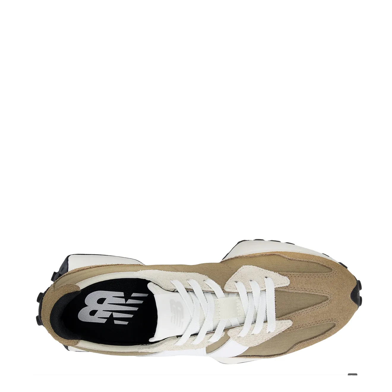 New Balance Men's 327 Trainer Mushroom / White