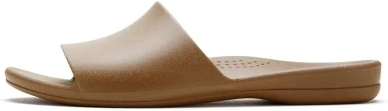 OKABASHI Women's Cruise Slide Sandal | Contoured Footbed w/Arch Support for All-Day Comfort | Lightweight & Waterproof Design | Sustainably Made in The USA