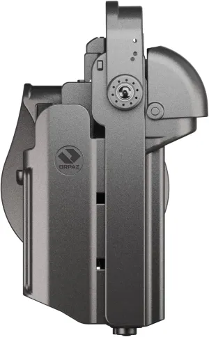 Orpaz T40 G17 Holster with Light, Level II/Level III OWB Light Bearing Holster Compatible with Glock 17, Fits Most Lights, Lasers, Sights and Optics