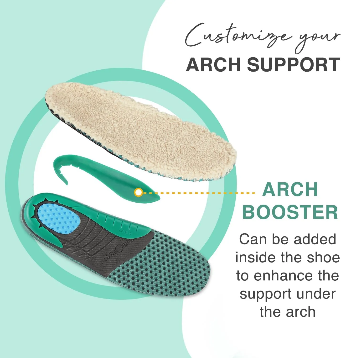 Orthofeet Women's Orthopedic Slippers for Plantar Fasciitis Relief Clara