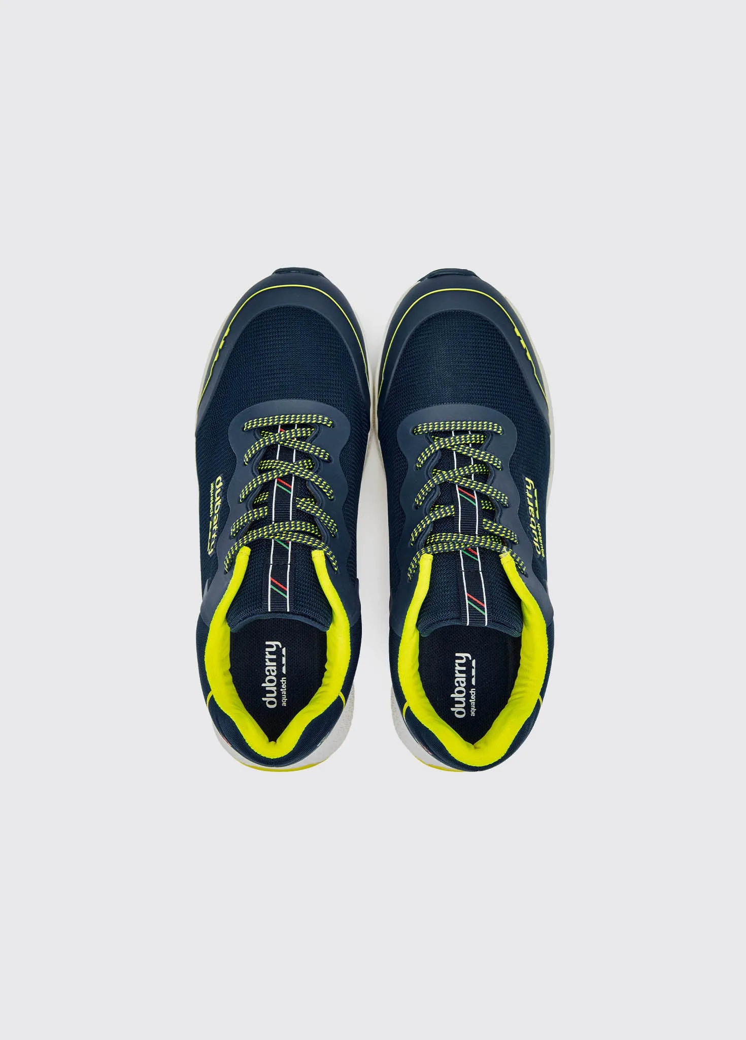 Palermo Ladies Lightweight Sporty Trainer - Navy/Citrus