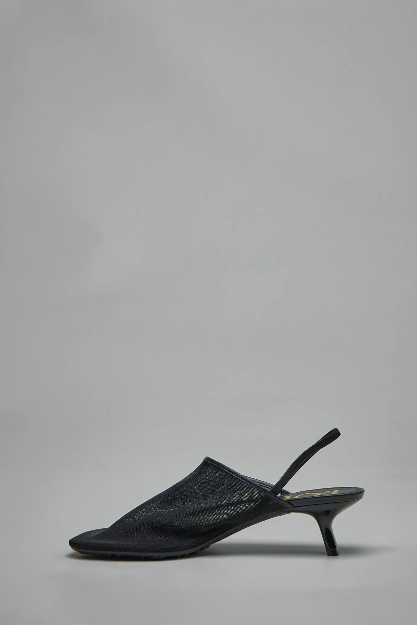 Petal Mesh Sling-Back Mule