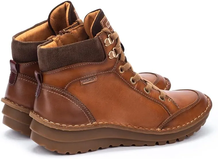 PIKOLINOS Flat Ankle Boots Leather Cazorla for Woman