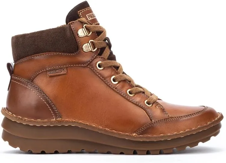PIKOLINOS Flat Ankle Boots Leather Cazorla for Woman