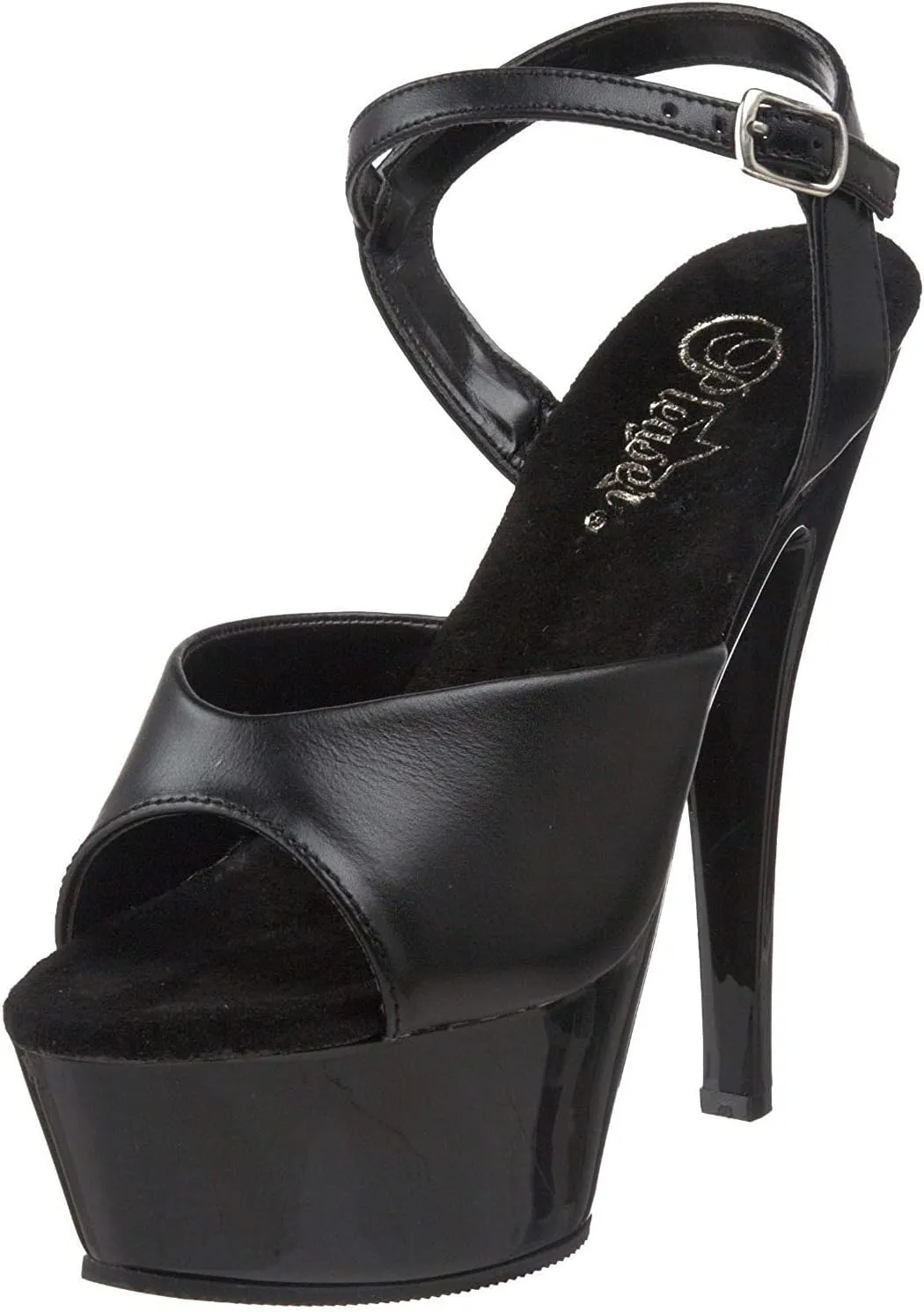 Pleaser Women's Kiss-209 Ankle-Strap Sandal