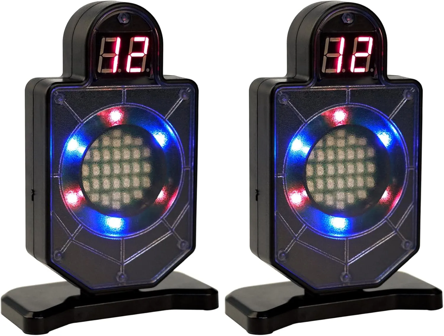 Portable Laser Trainer Target Dry Fire Laser Training System, Safe Indoor Dry Fire Gun Training System Counting Laser Training Targets Compatible Most of Laser Cartridges
