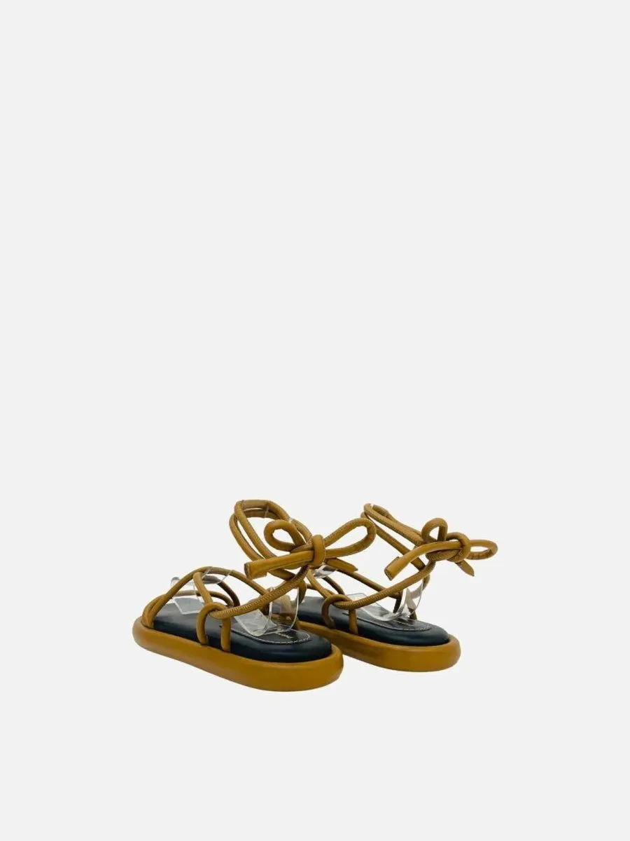 PROENZA SCHOULER Pipe Strappy Tan Sandals 39