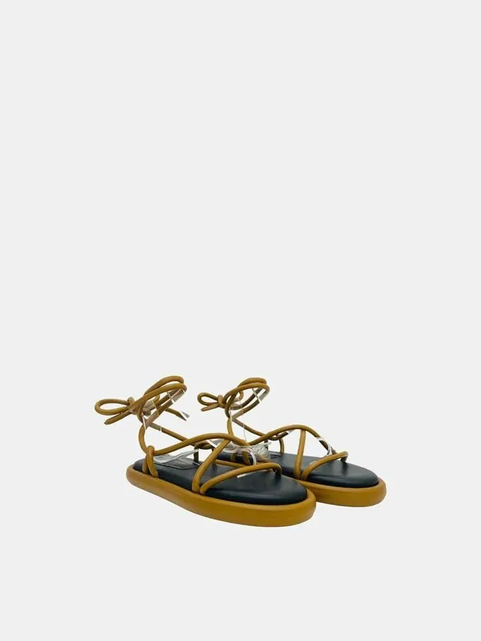 PROENZA SCHOULER Pipe Strappy Tan Sandals 39