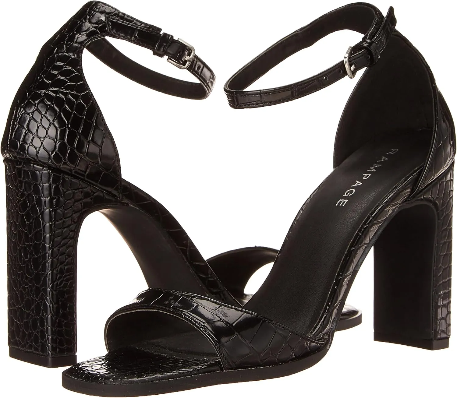 Rampage Women's Two Piece Heeled Sandal