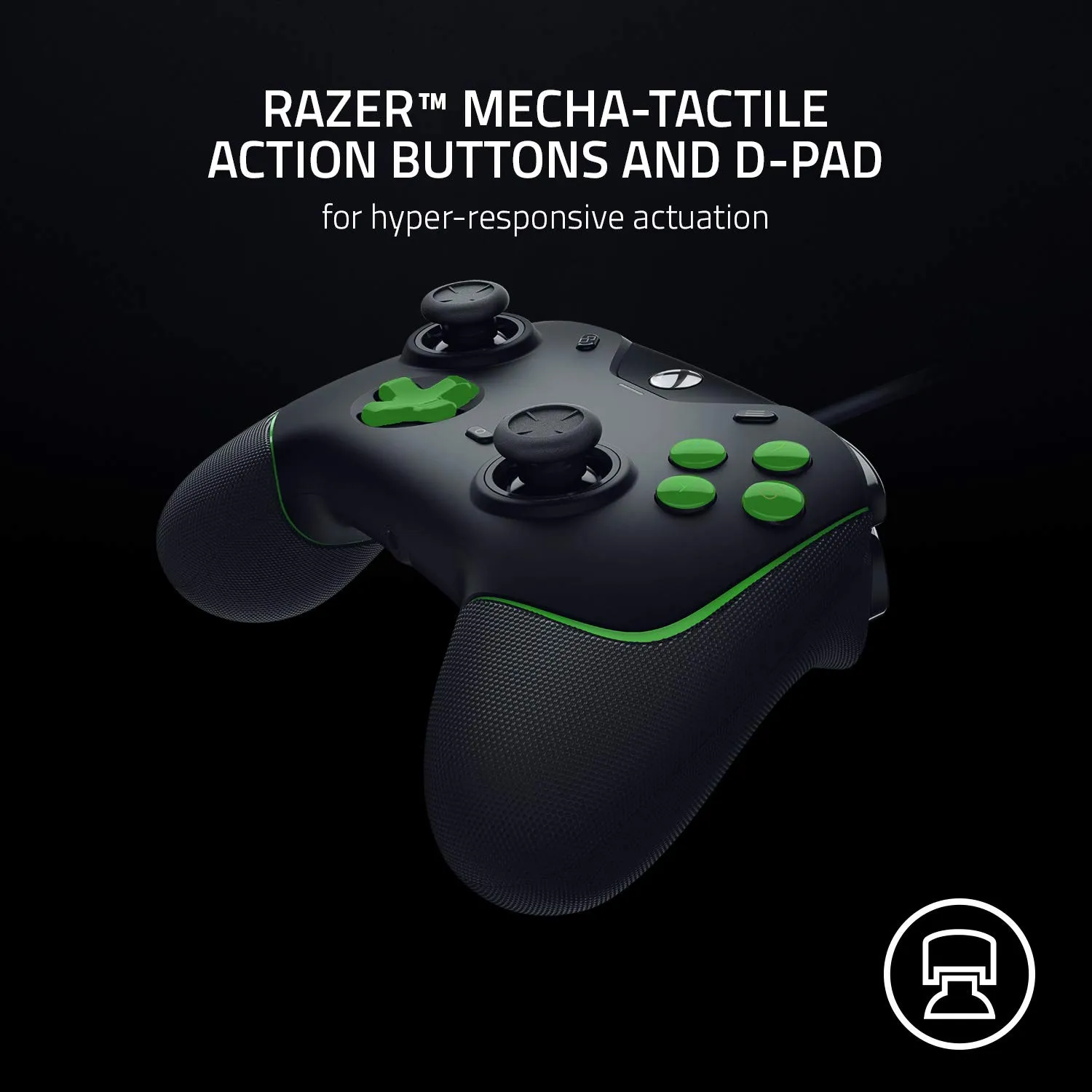 Razer Wolverine V2 Wired Gaming Controller for Xbox Series X|S, Xbox One, PC: Remappable Front-Facing Buttons - Mecha-Tactile Action Buttons and D-Pad - Trigger Stop-Switches - Black