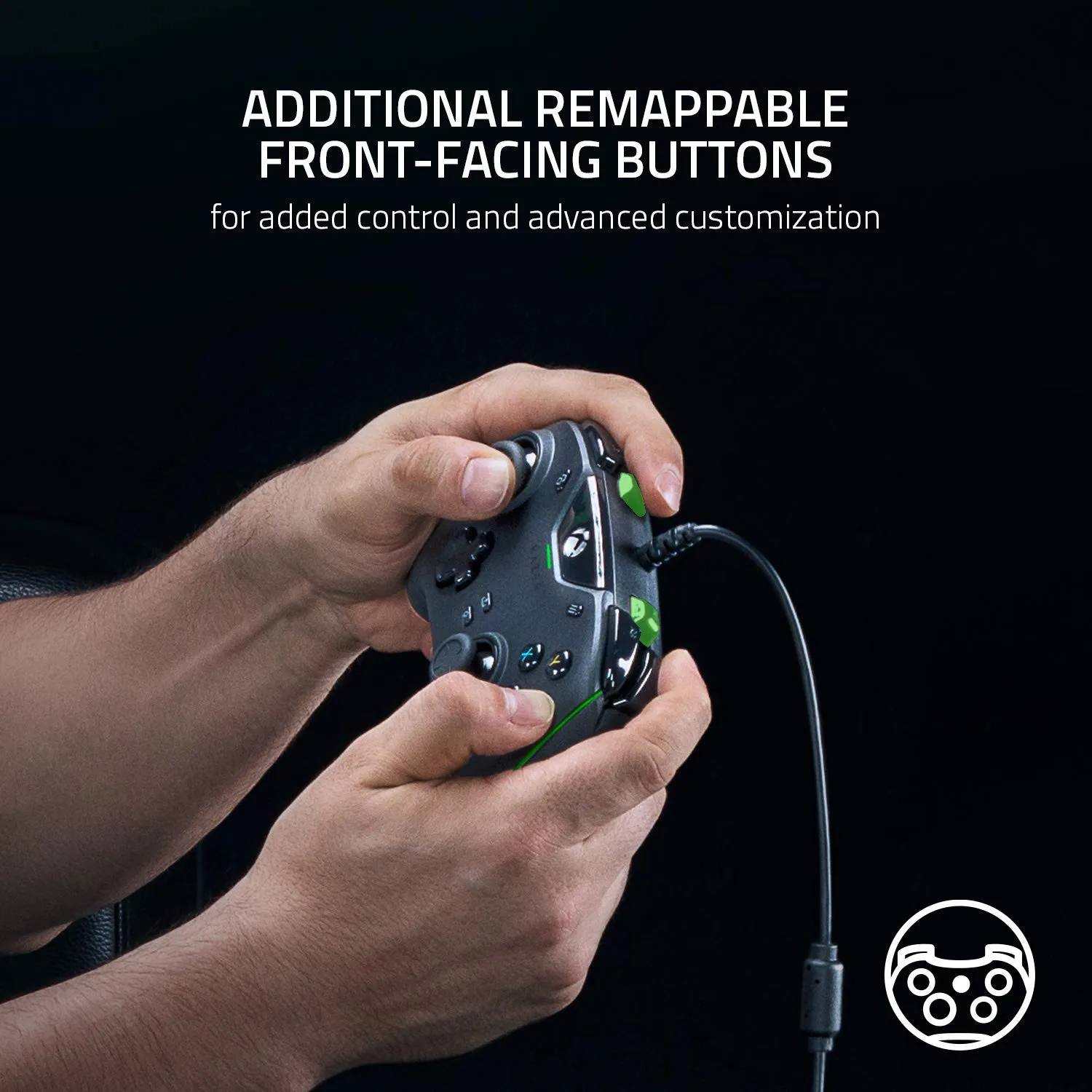 Razer Wolverine V2 Wired Gaming Controller for Xbox Series X|S, Xbox One, PC: Remappable Front-Facing Buttons - Mecha-Tactile Action Buttons and D-Pad - Trigger Stop-Switches - Black