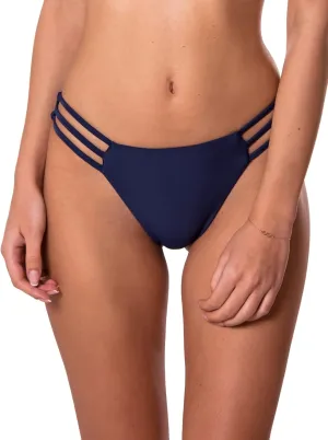 RELLECIGA Women's Triple Strappy Thong Bikini Bottoms