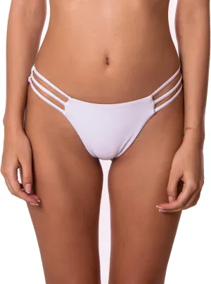 RELLECIGA Women's Triple Strappy Thong Bikini Bottoms