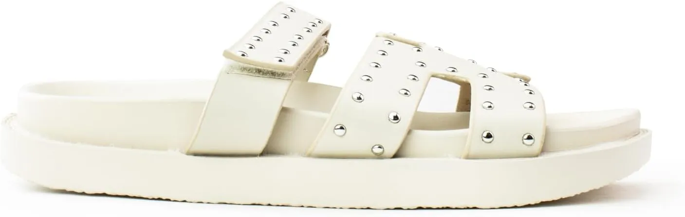 RF ROOM OF FASHION Women's Cutout Design Comfort Slide Sandals