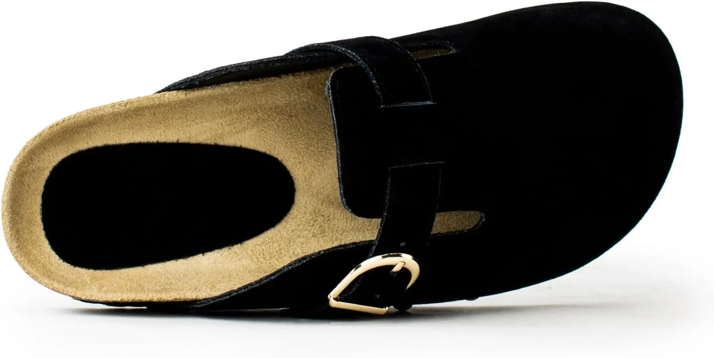 RF ROOM OF FASHION Women's Hook and Loop Double Strap Slingback Comfy Footbed Slide Sandals