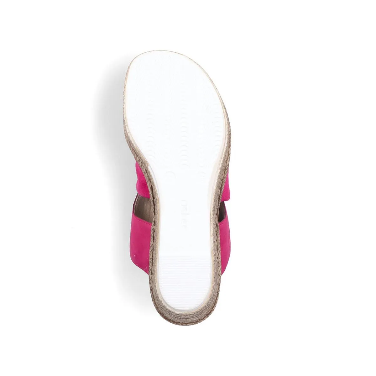 Rieker 68789-31 Women’s Magenta Wedge Mule Sandals – Fashion & Comfort