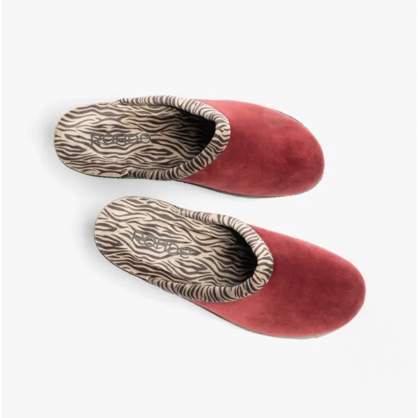 Rohde 2465 Womens Mule Slippers Bordeaux