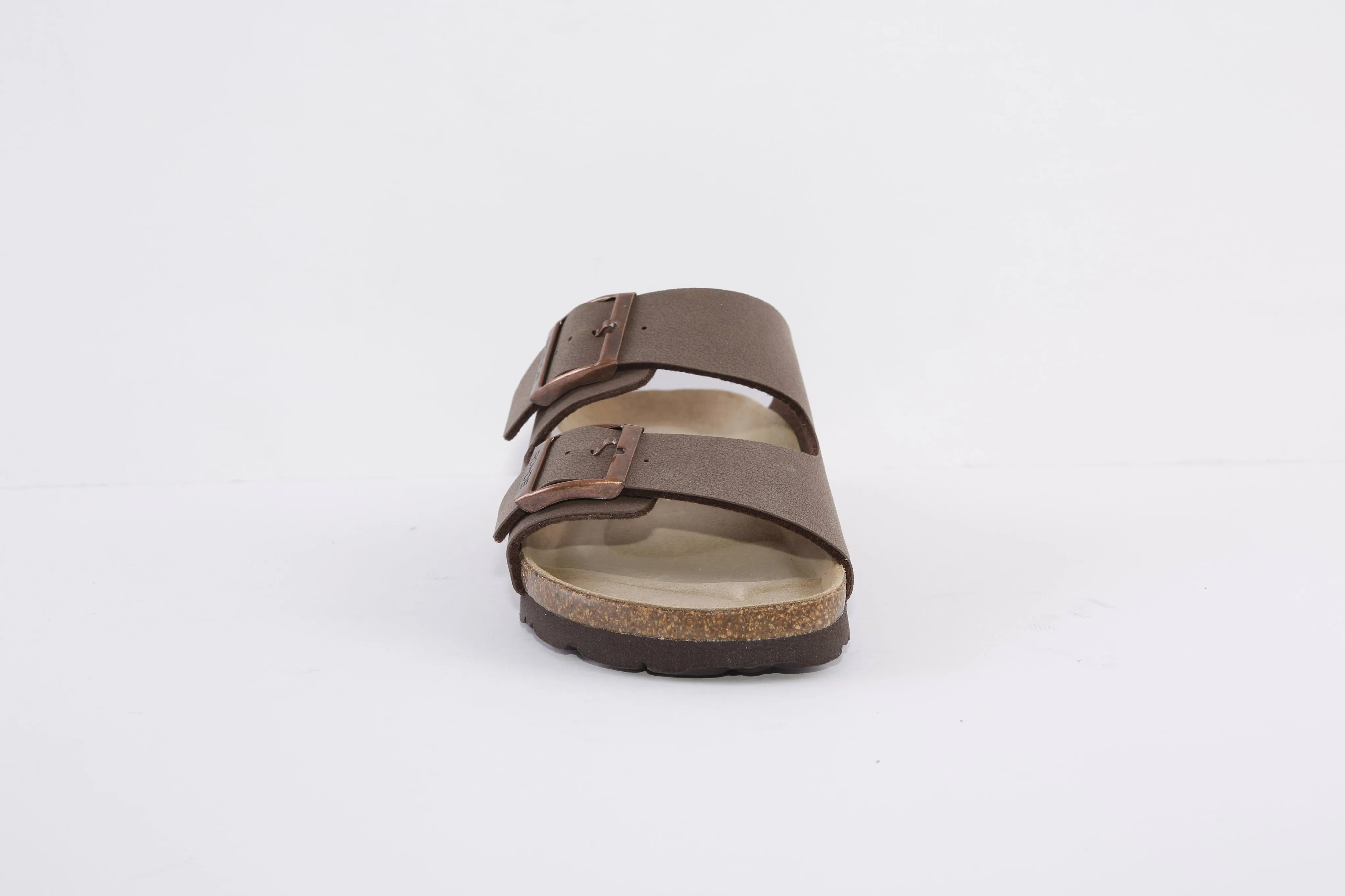 ROHDE - 5631 72 FLAT 2 BUCKLE COMFORT MULE - BROWN