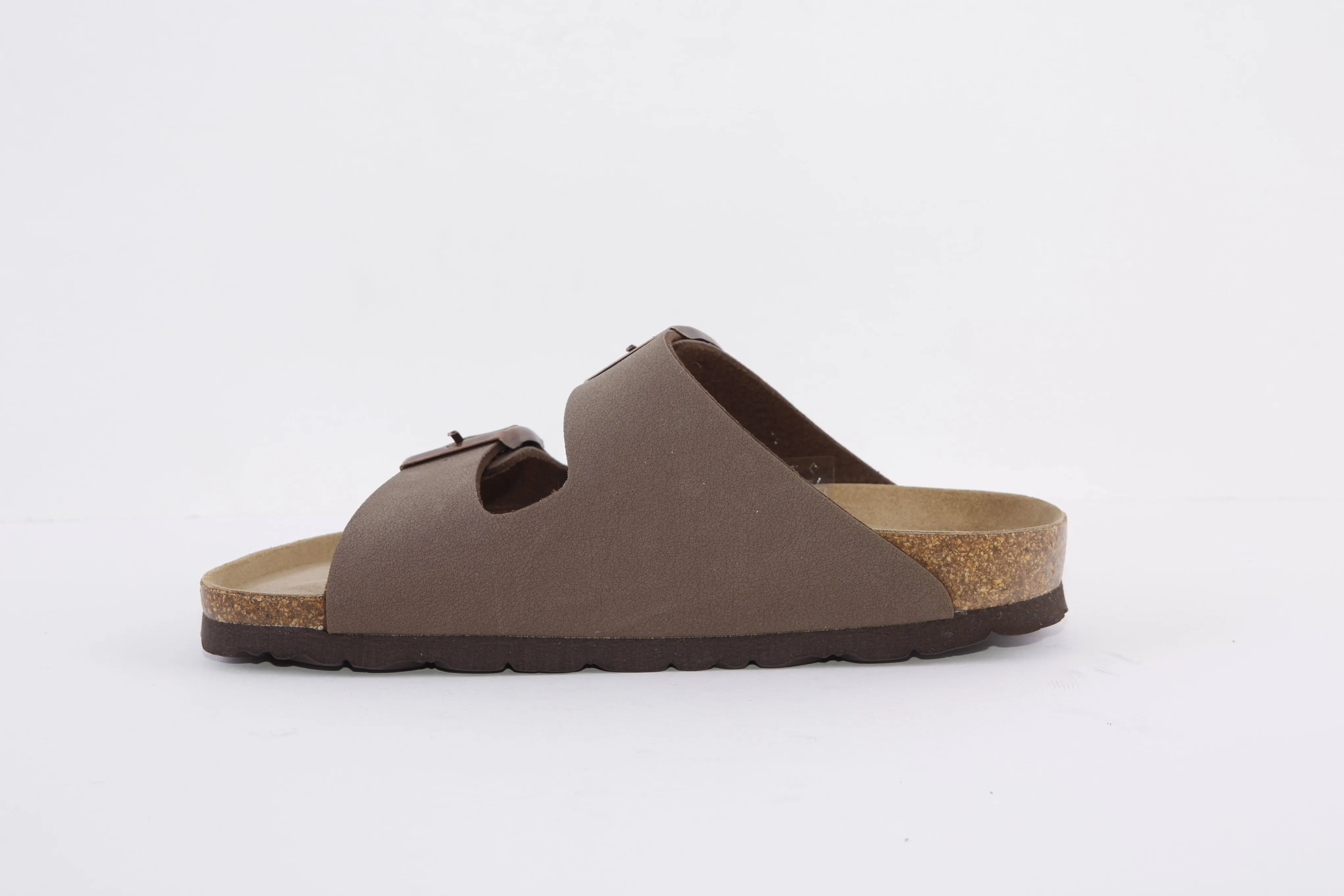 ROHDE - 5631 72 FLAT 2 BUCKLE COMFORT MULE - BROWN