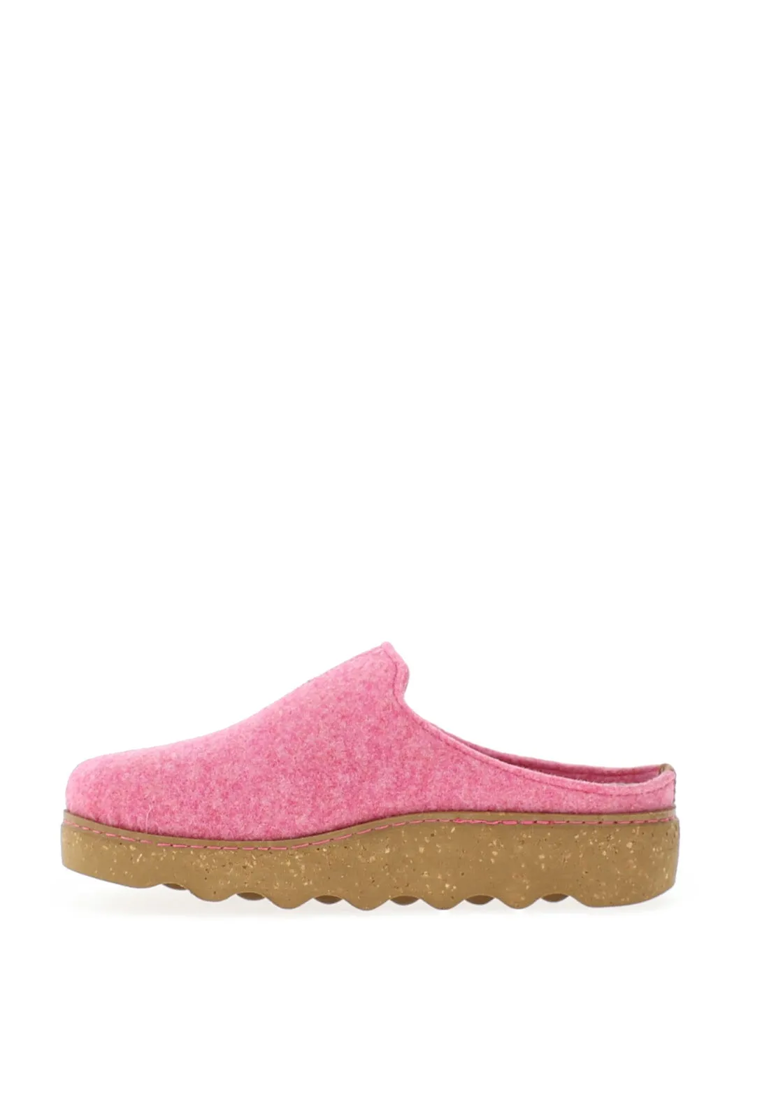 Rohde Womens Wool Trim Mules, Pink