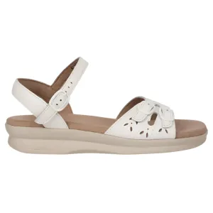 SAS Women's Duo Quarter Strap Sandal White