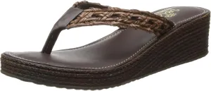 Sbicca Women's Altadena Wedge Sandal,Brown,8 B US