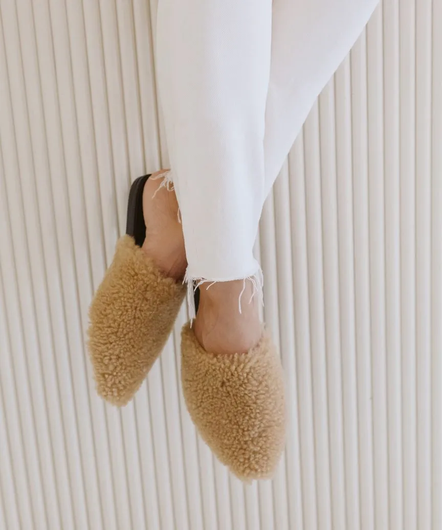 Shearling Mule