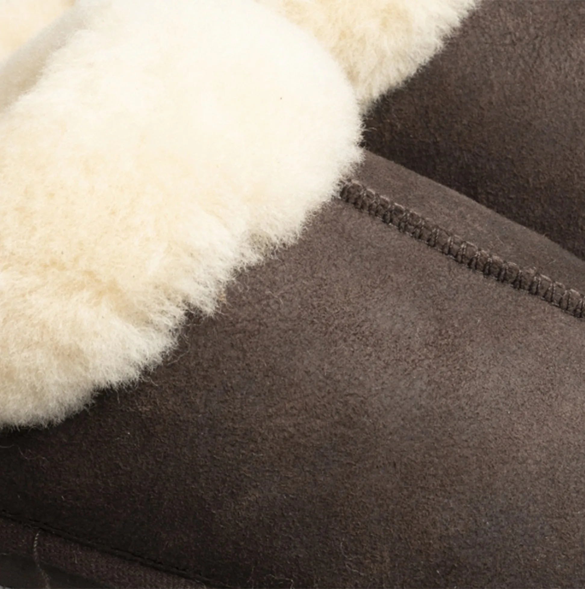 Shepherd JESSICA Womens Sheepskin Mules Dark Brown