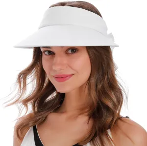 Simplicity Women's UPF 50  UV Protection Wide Brim Beach Sun Visor Hat
