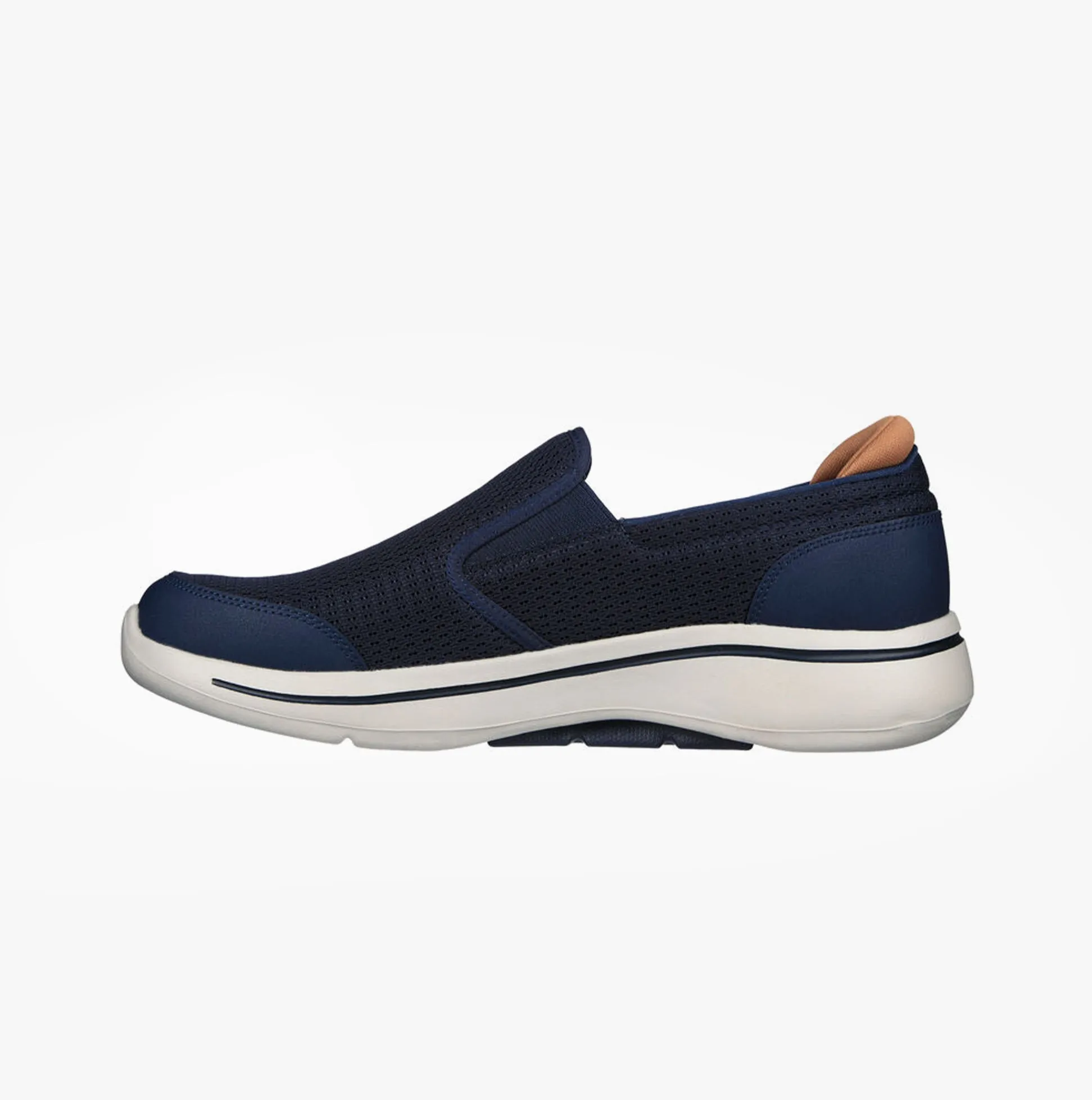 Skechers 216264/NVY GO WALK ARCH FIT-ROBUST COMFORT Mens Slip-On Trainers Navy
